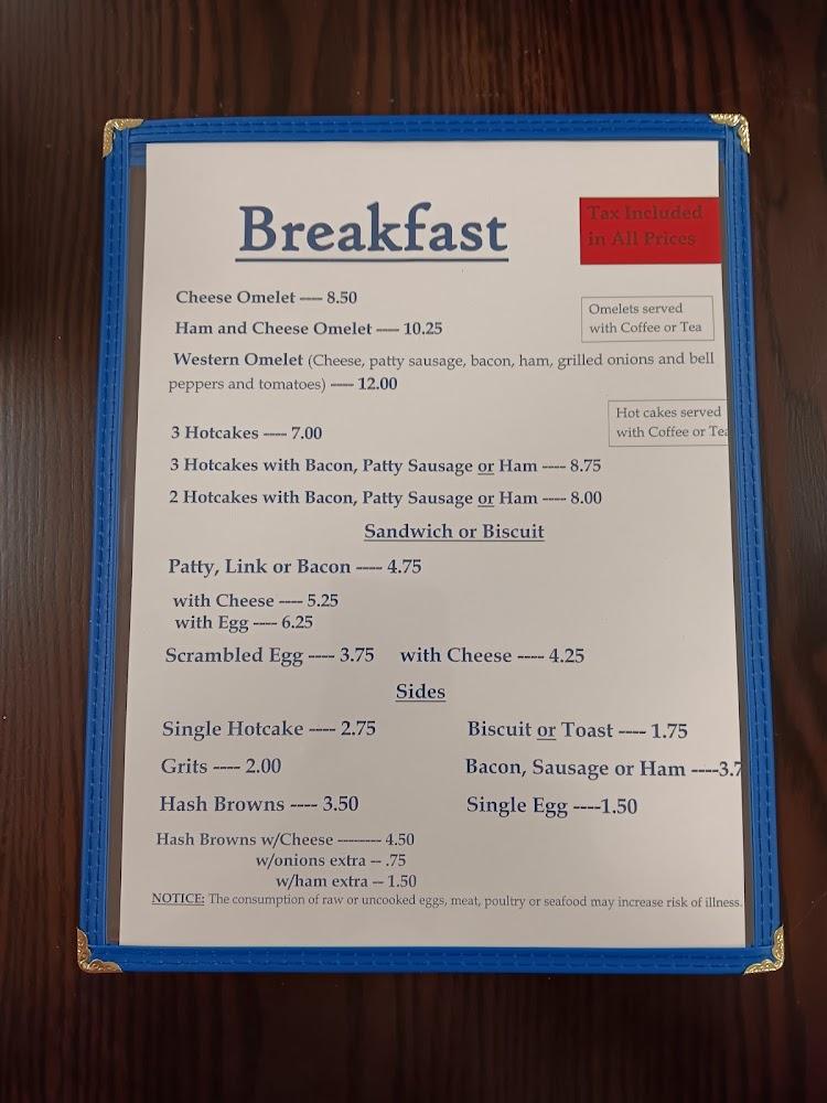 Rock Creek Family Restaurant Menu image 3
